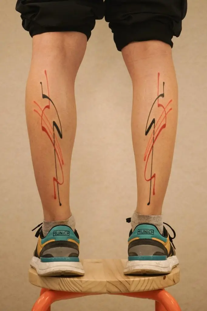 Tatuaje ornamental a color